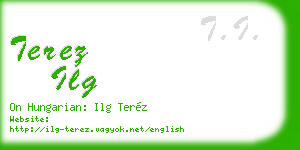 terez ilg business card